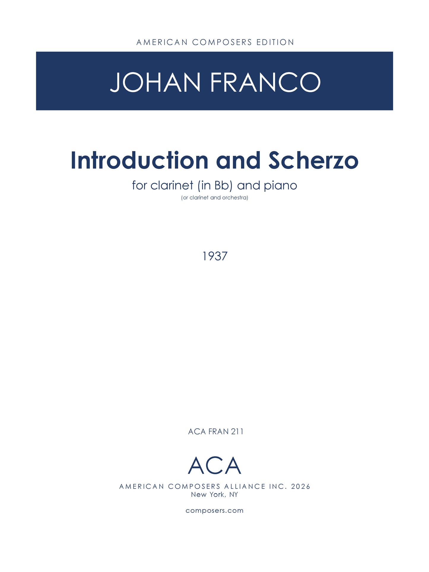 Introduction and Scherzo