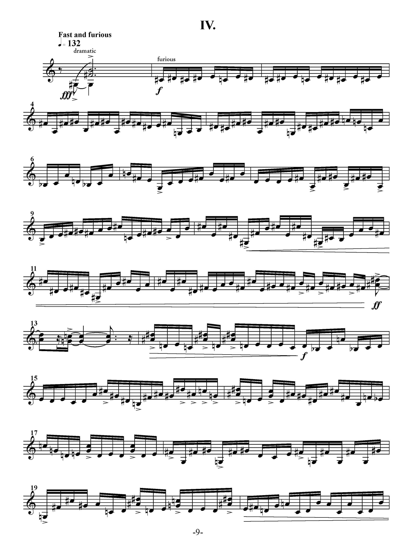 Sonata for Solo Violin