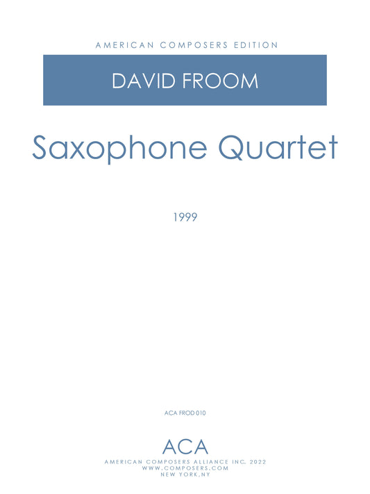 Saxophone Quartet