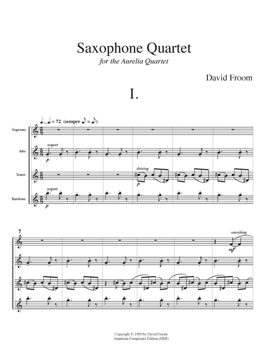 Saxophone Quartet