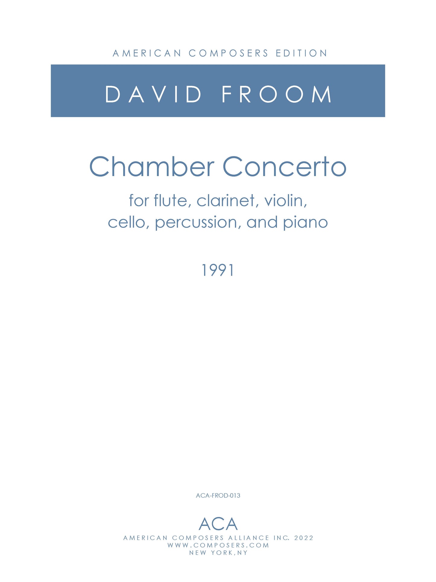 Chamber Concerto