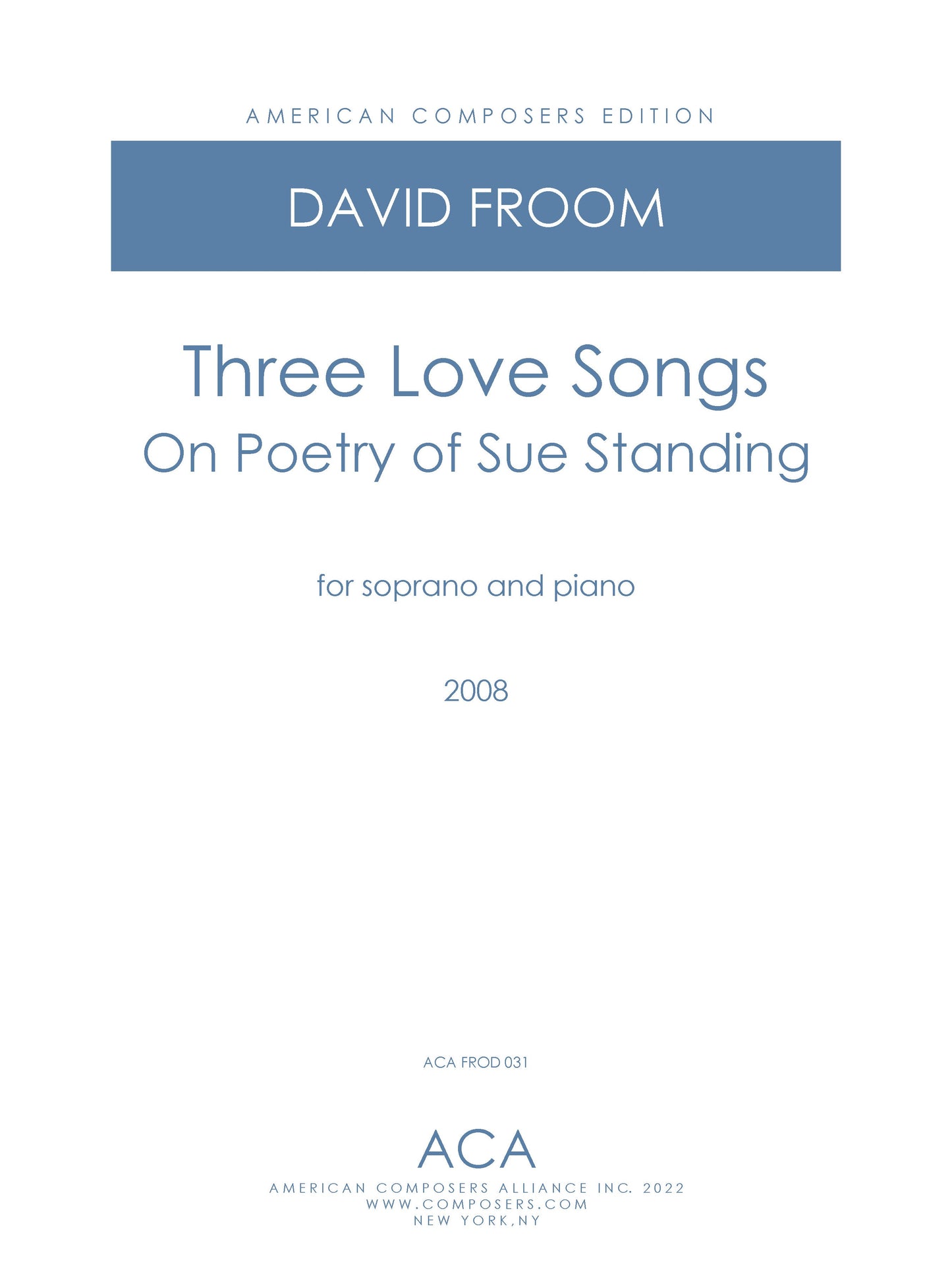 Three Love Songs