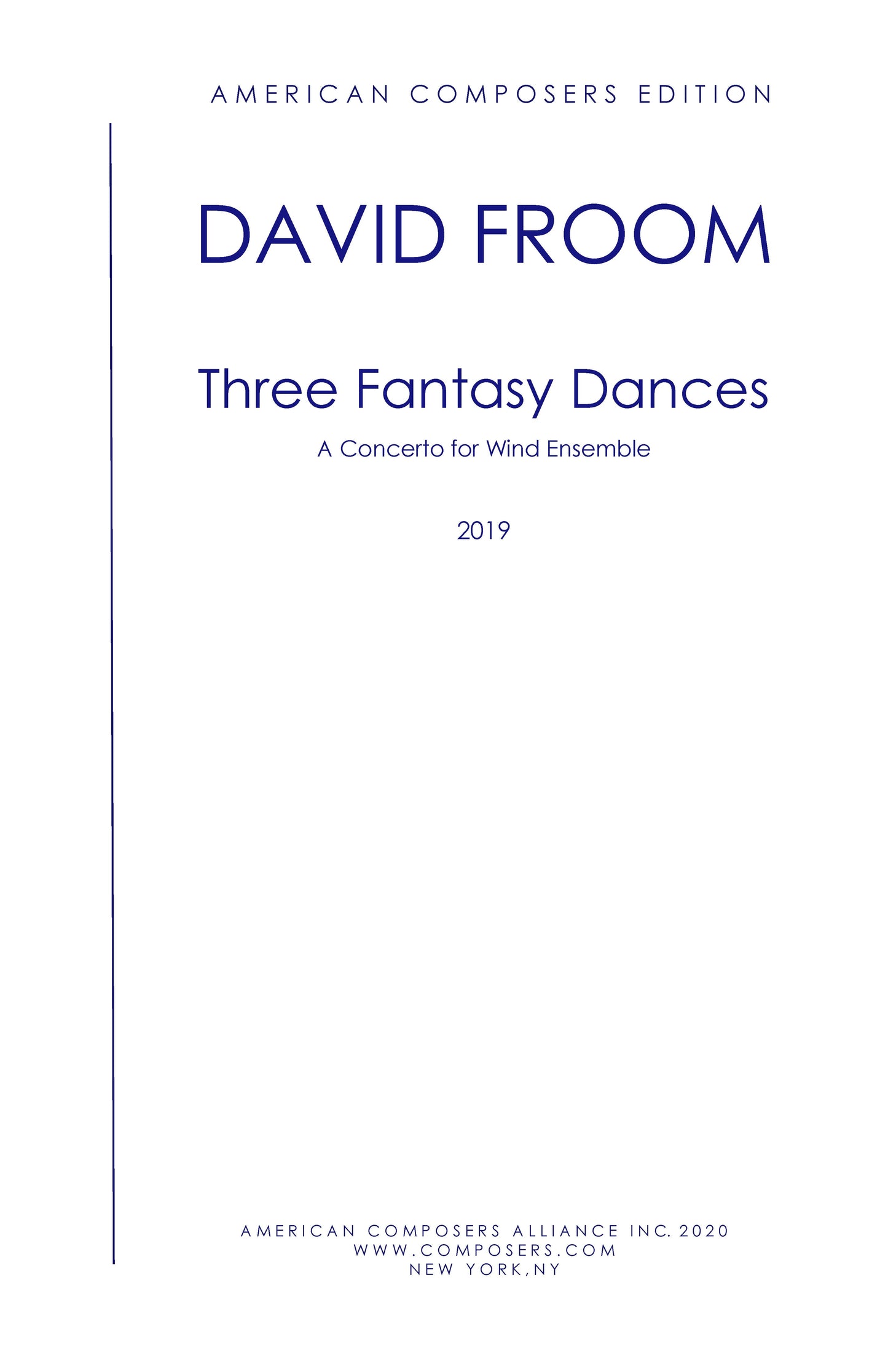 Three Fantasy Dances