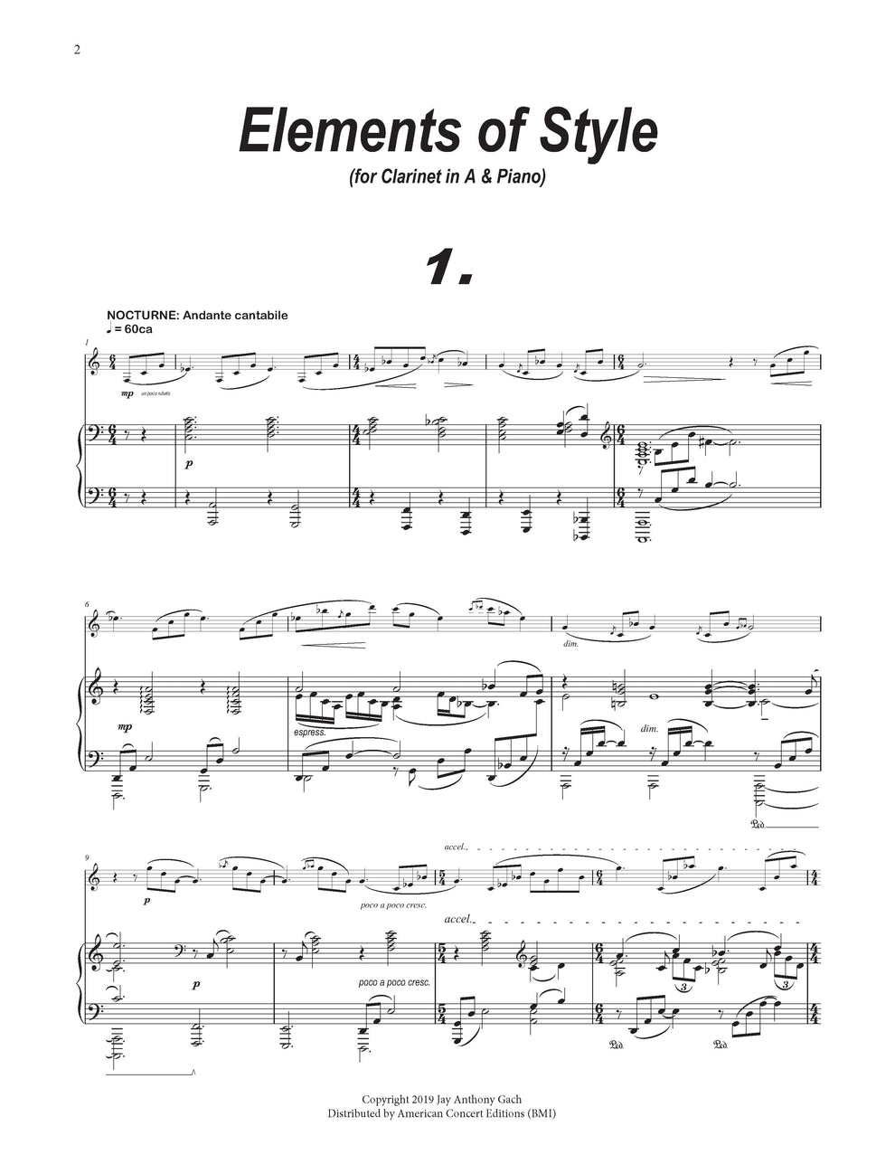 Elements of Style – American Composers Alliance
