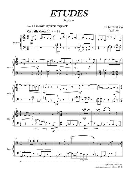 Etudes for Piano