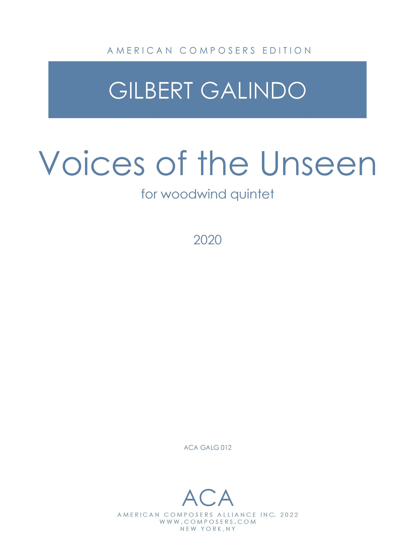 Voices of the Unseen