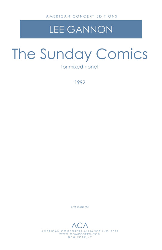 SUNDAY COMICS