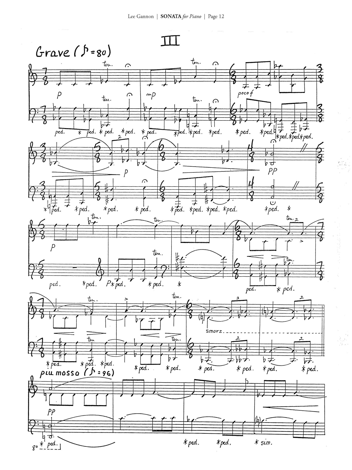 Sonata for Piano