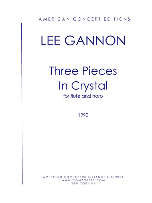 Three Pieces in Crystal (for Flute and Harp)