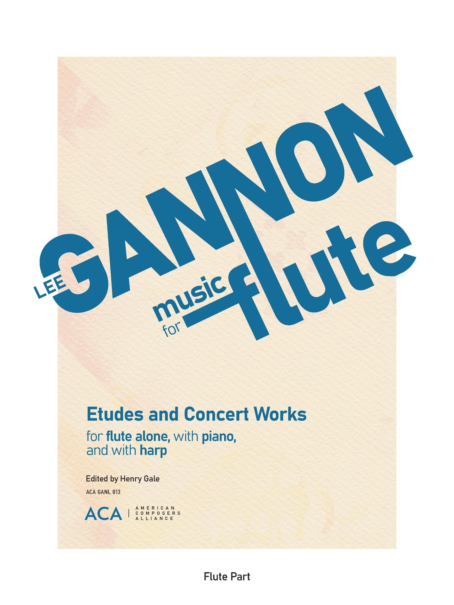 Lee Gannon: Music for Flute