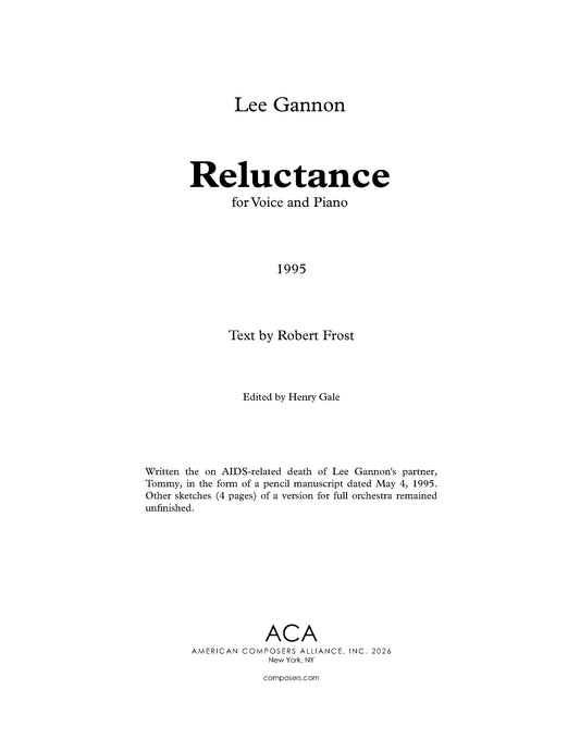 Reluctance