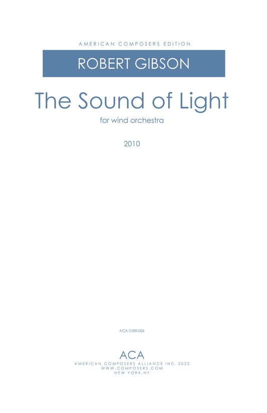 Sound of Light