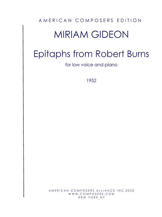 EPITAPHS FROM ROBERT BURNS Low