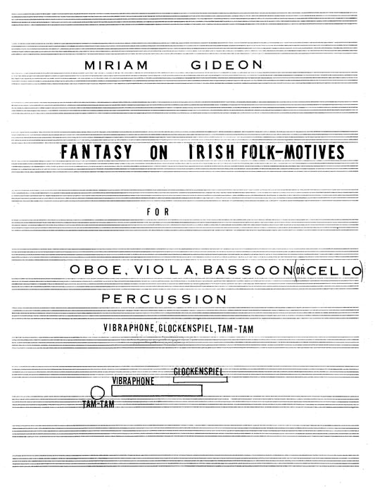 FANTASY ON IRISH FOLK-MOTIVES