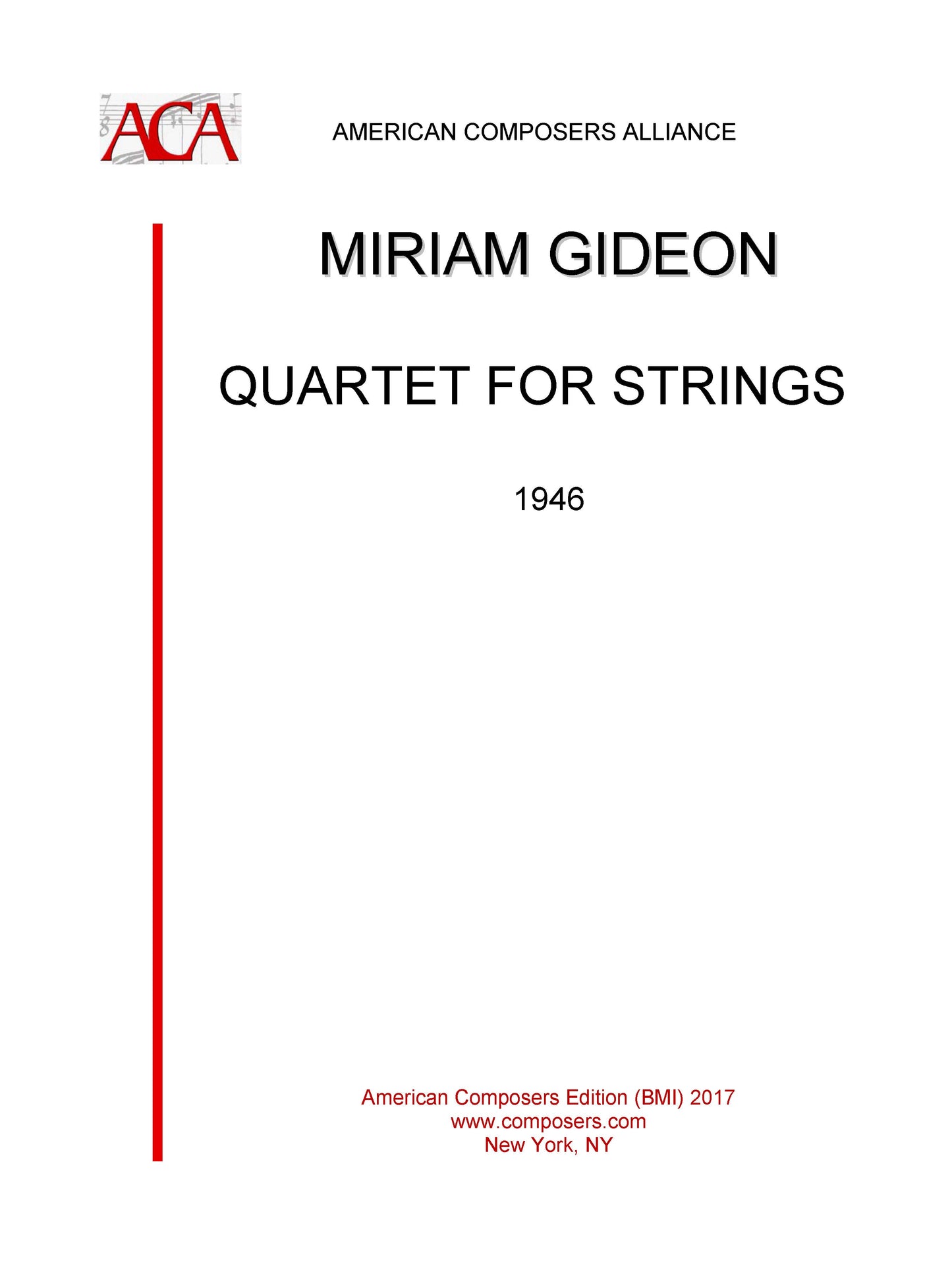 Quartet for Strings