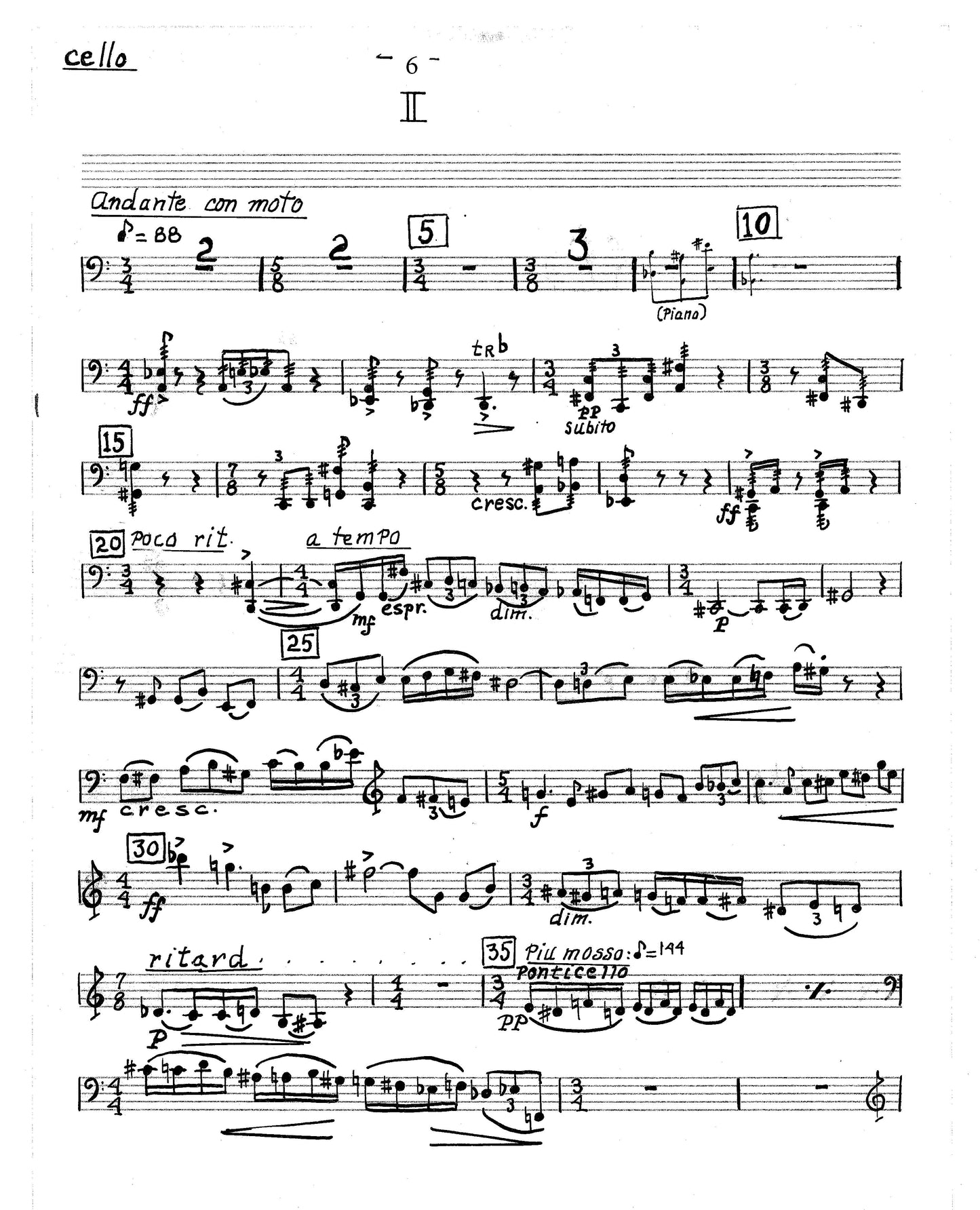 Sonata for Cello and Piano