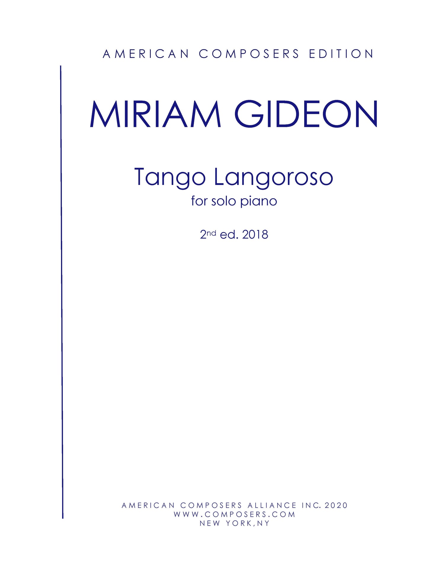 TANGO LANGOROSO