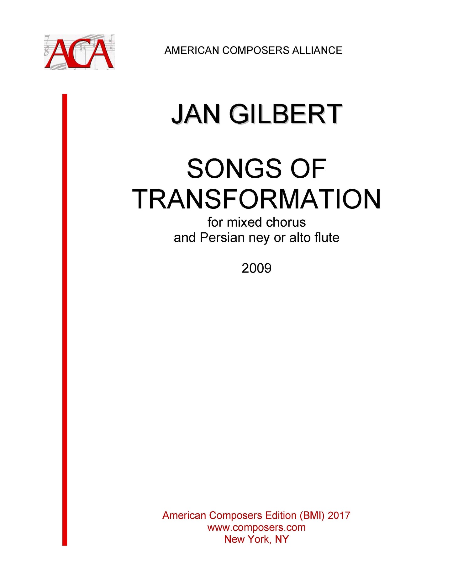 SONGS OF TRANSFORMATION