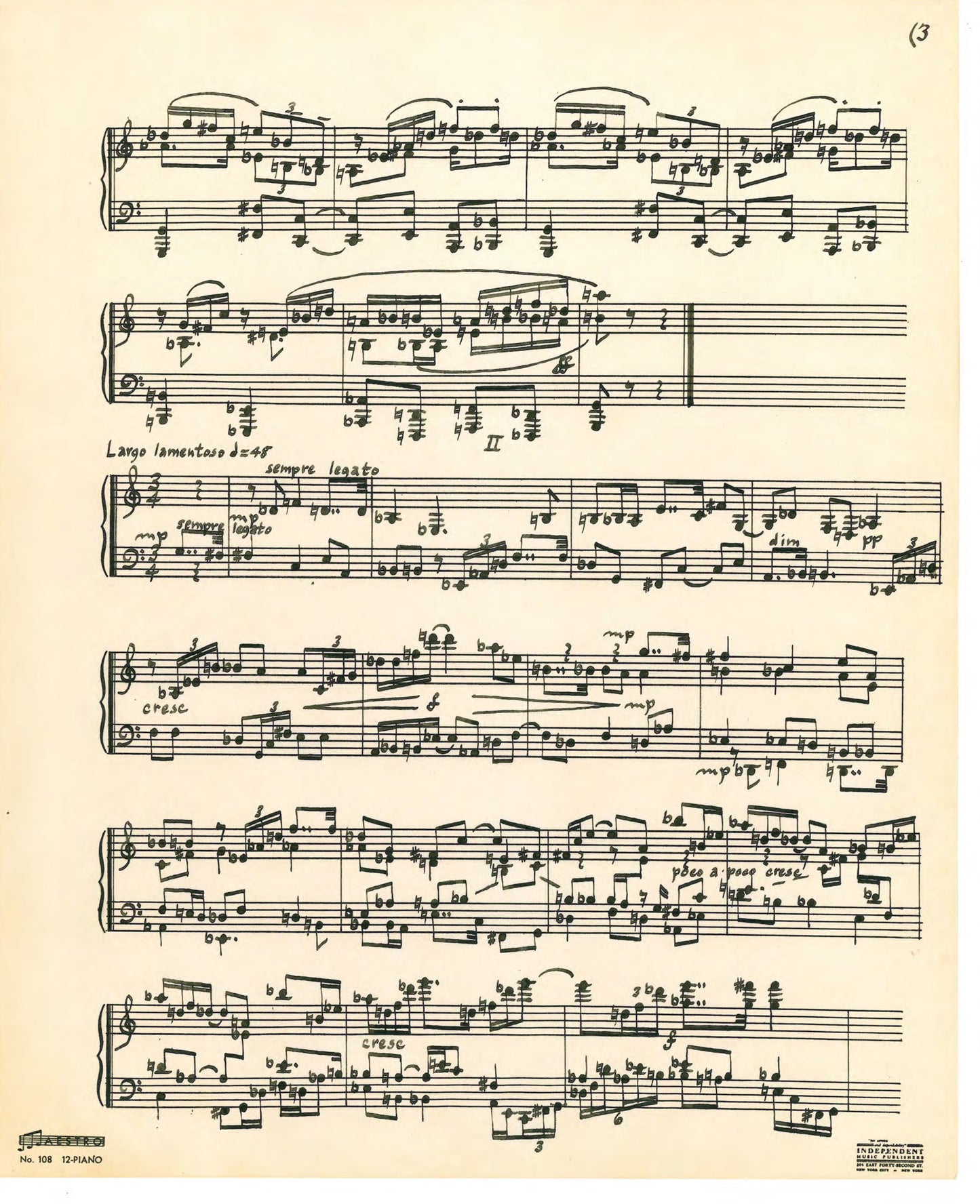 FUGA CONTRARIA (5 CHROMATIC FUGUES)