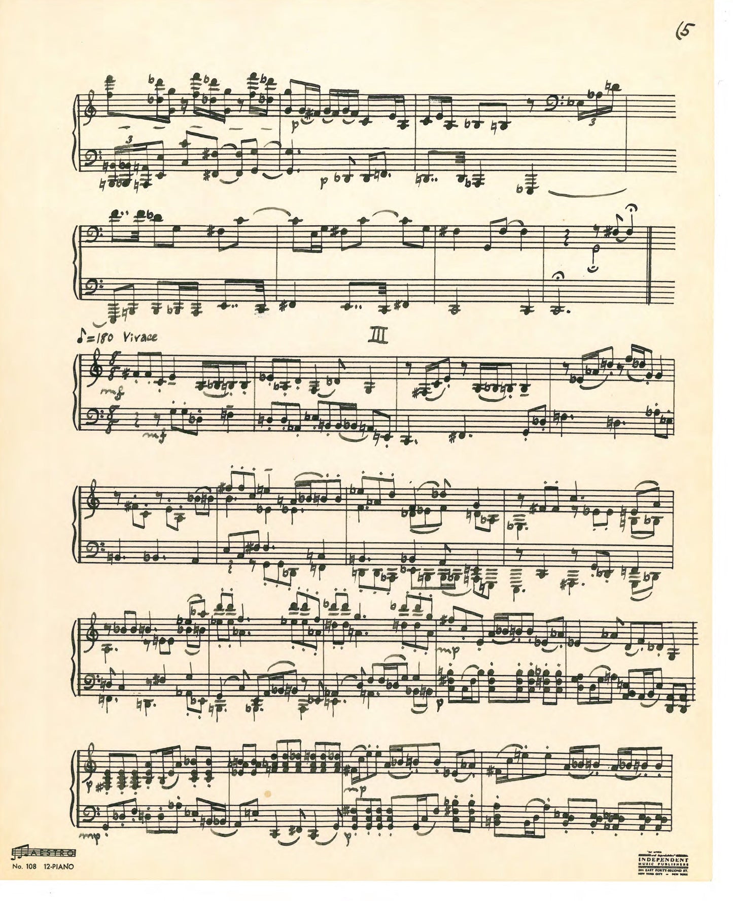 FUGA CONTRARIA (5 CHROMATIC FUGUES)