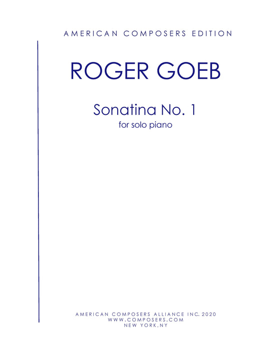 SONATINA No. 1 for piano