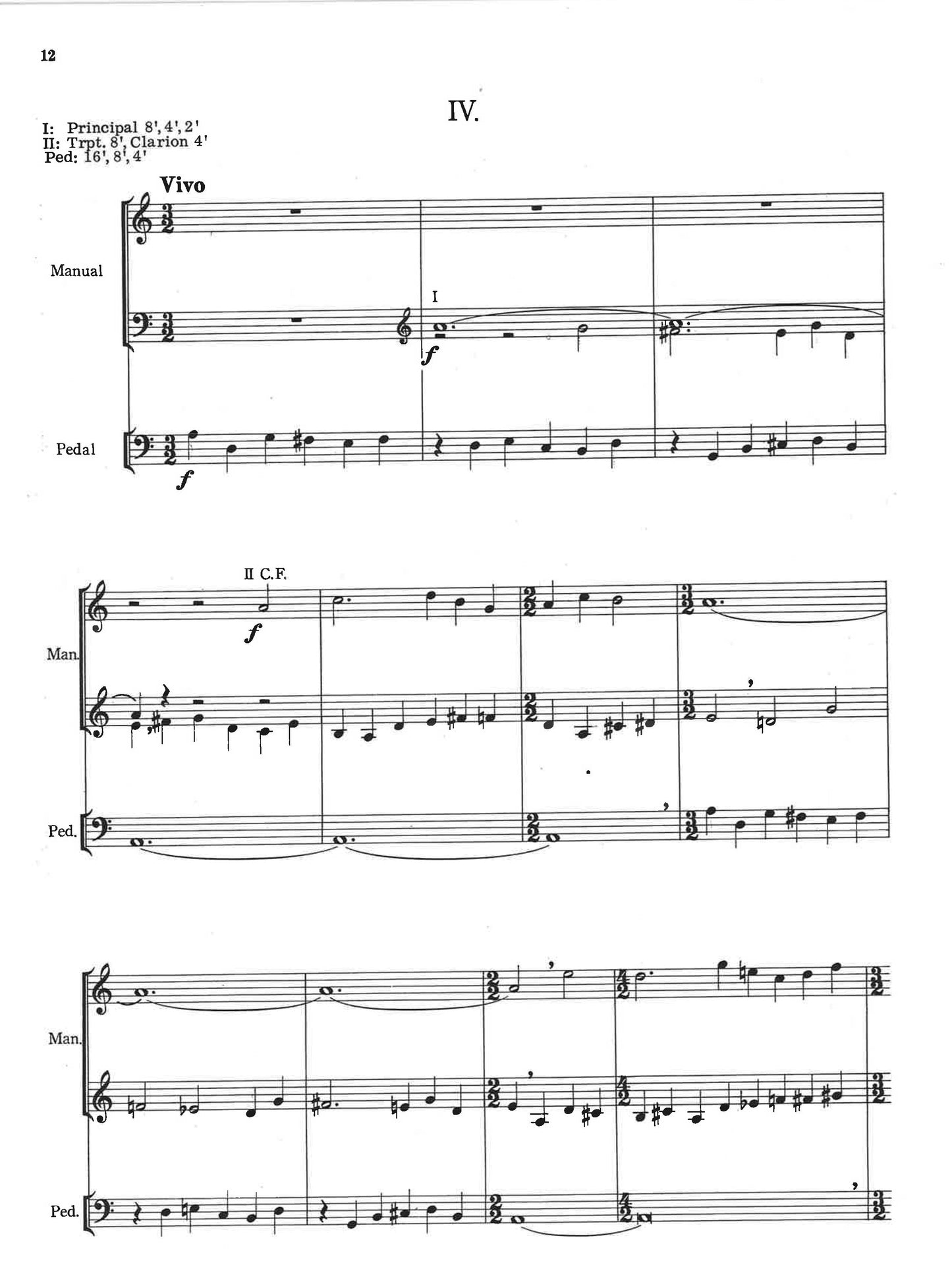 SIX CHORALES FOR ORGAN