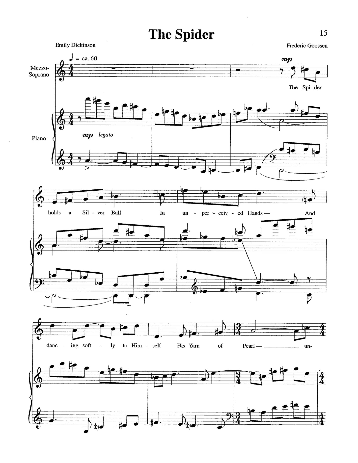 An Emily Dickinson Songbook