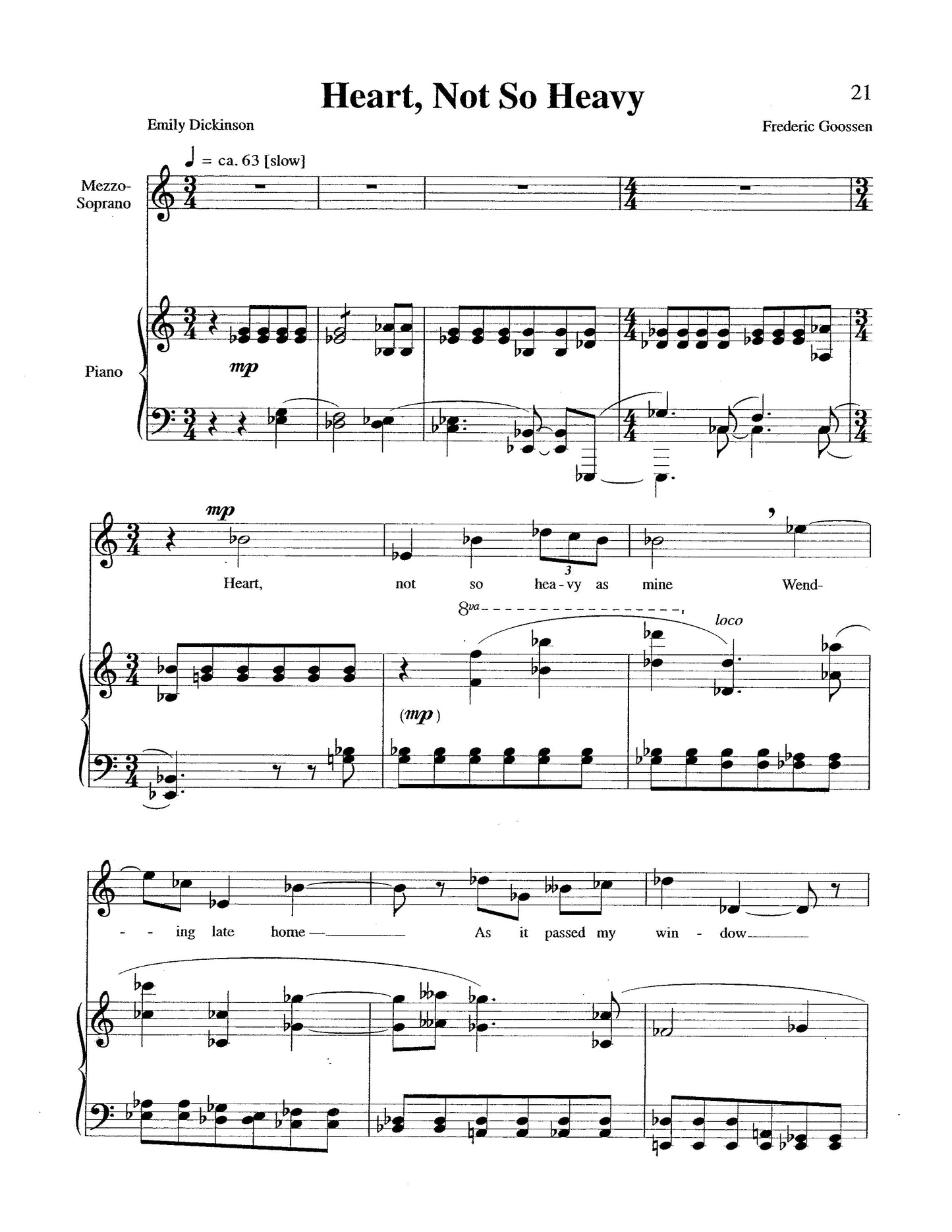 An Emily Dickinson Songbook