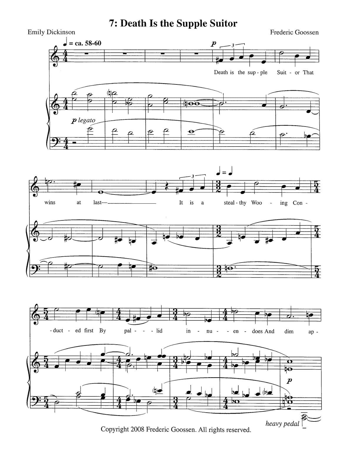 Gathering: Eleven Songs to Poems of Emily Dickinson