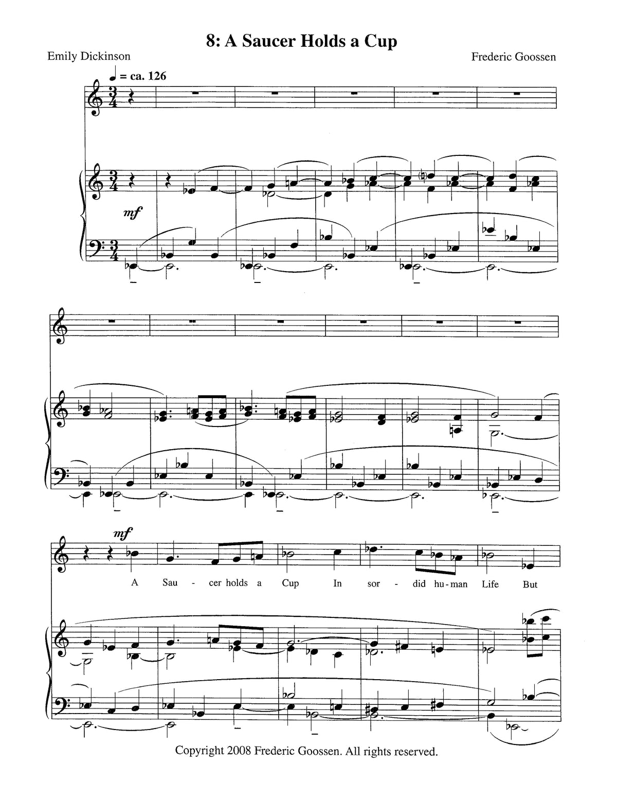 Gathering: Eleven Songs to Poems of Emily Dickinson