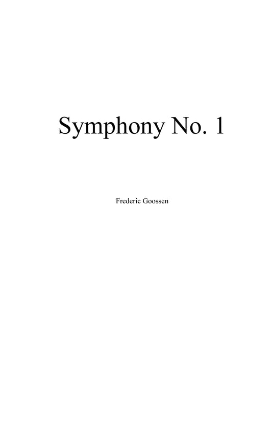 SYMPHONY no 1