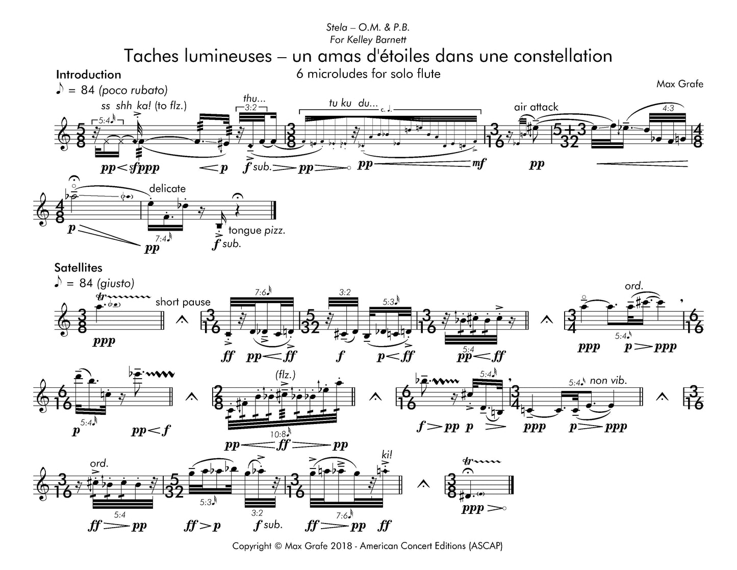 Taches lumineuses