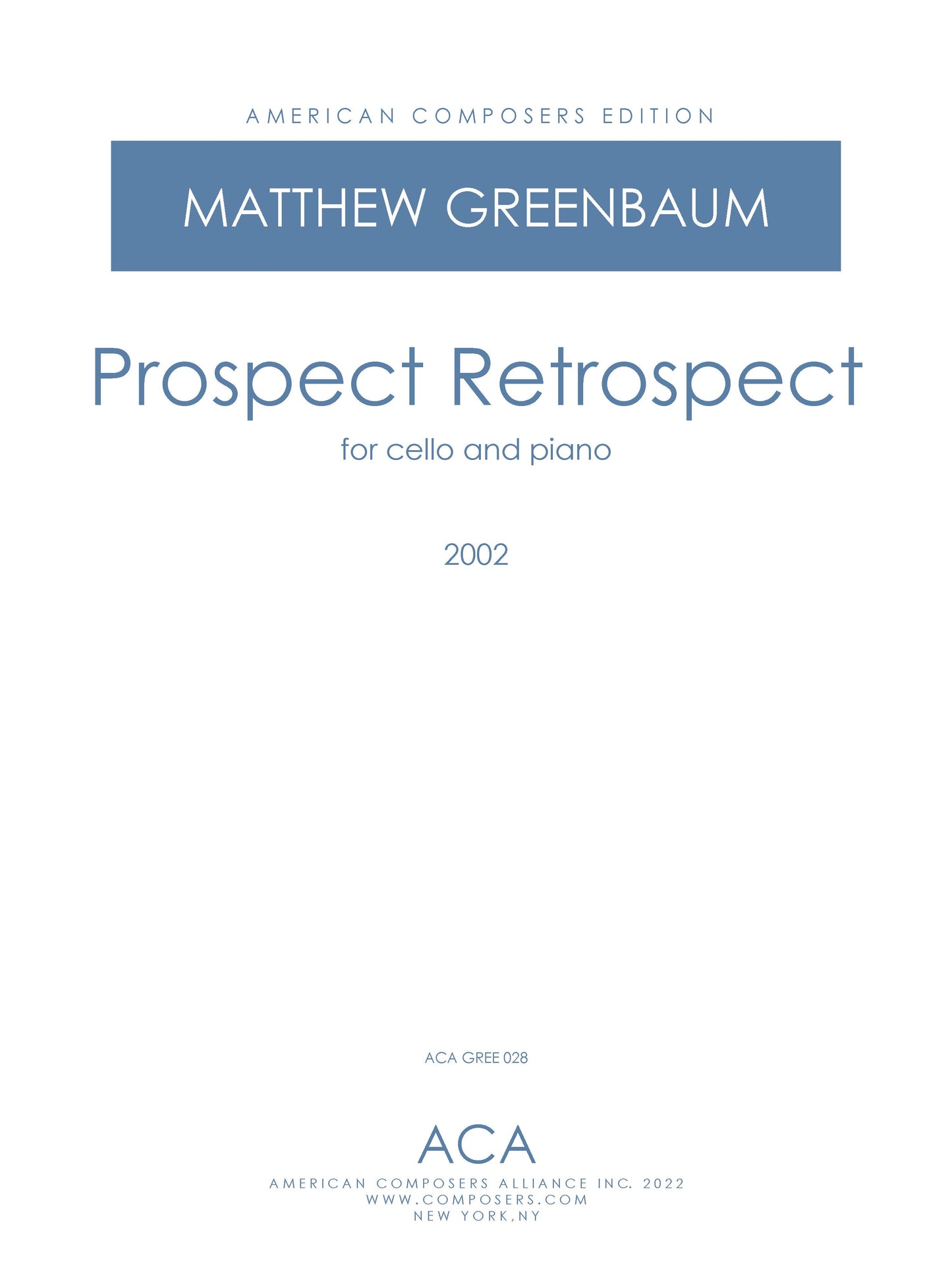 PROSPECT RETROSPECT