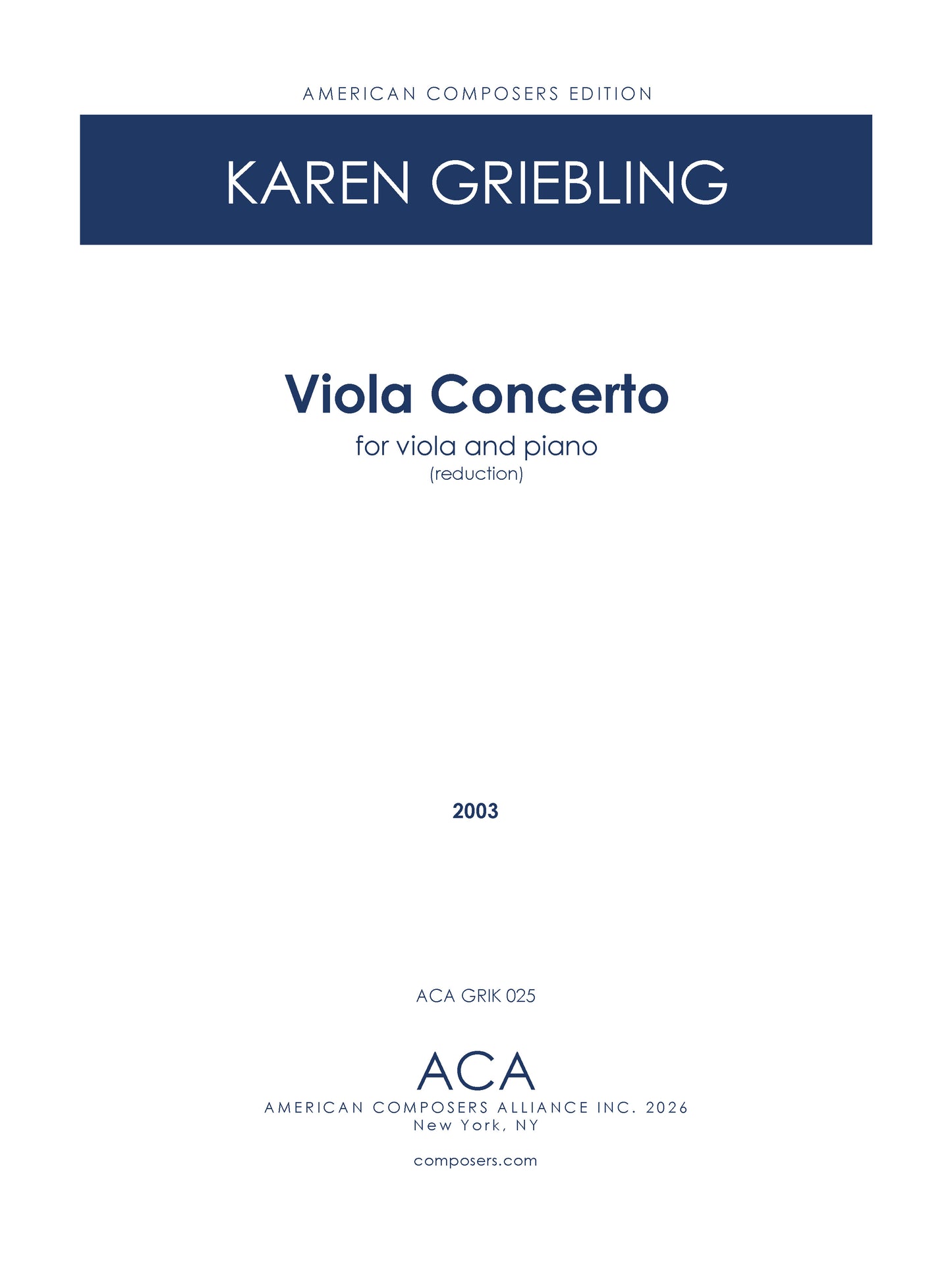 Viola Concerto with Piano