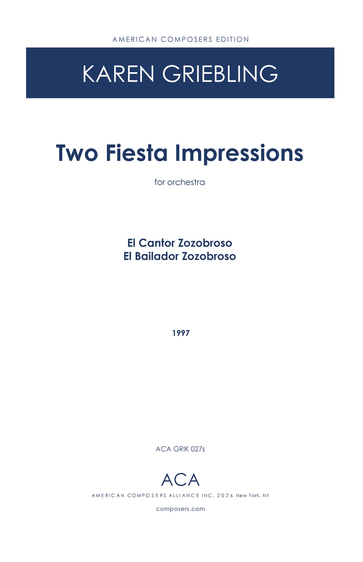 Two Fiesta Impressions