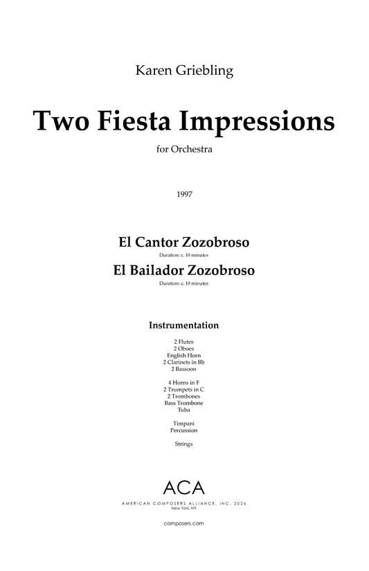 Two Fiesta Impressions