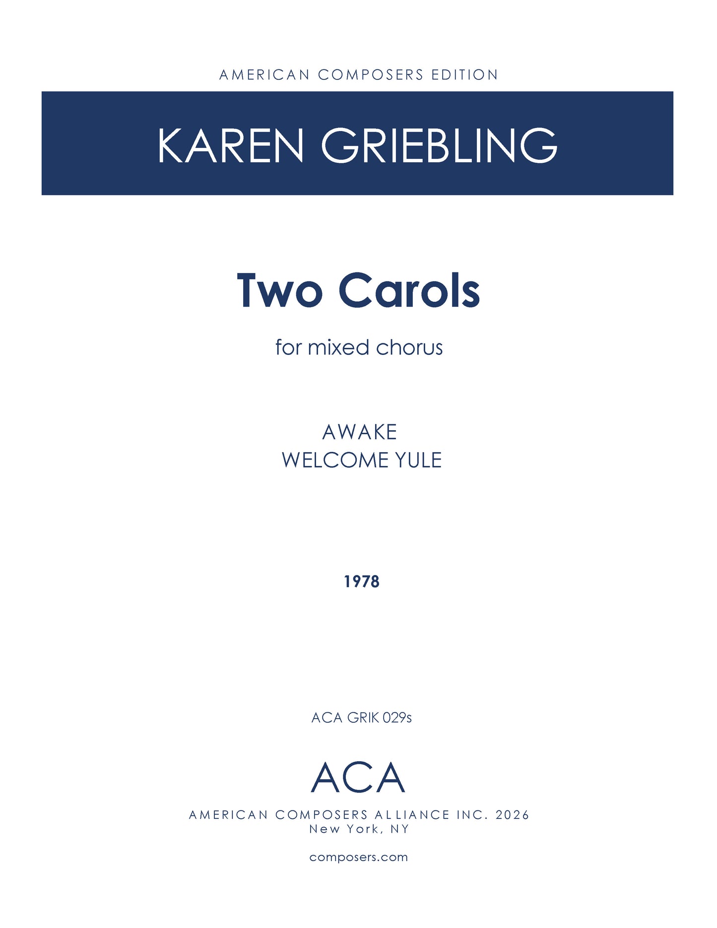 Two Carols