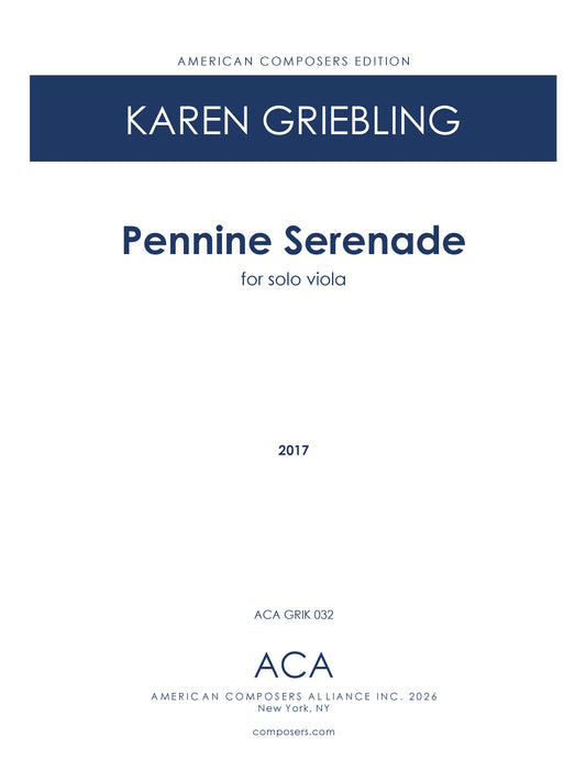 Pennine Serenade