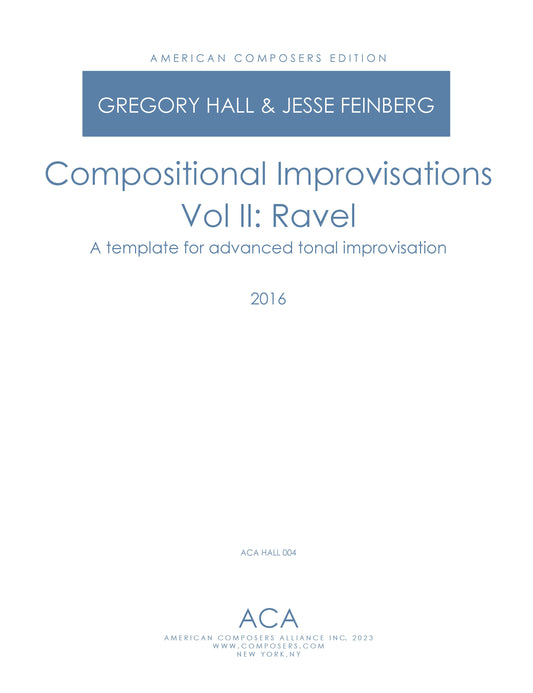 Compositional Improvisations Vol. II: Ravel