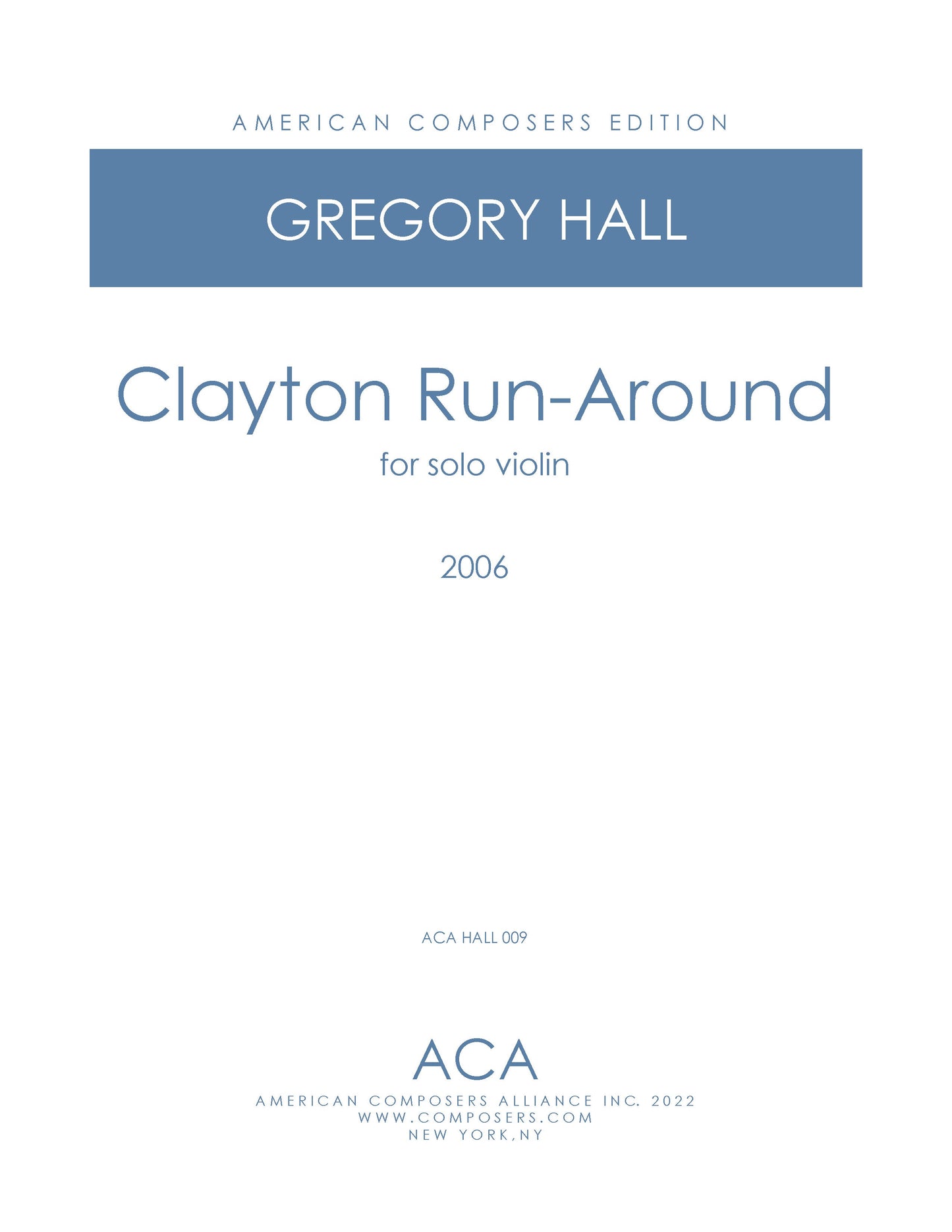 Clayton Run-Around