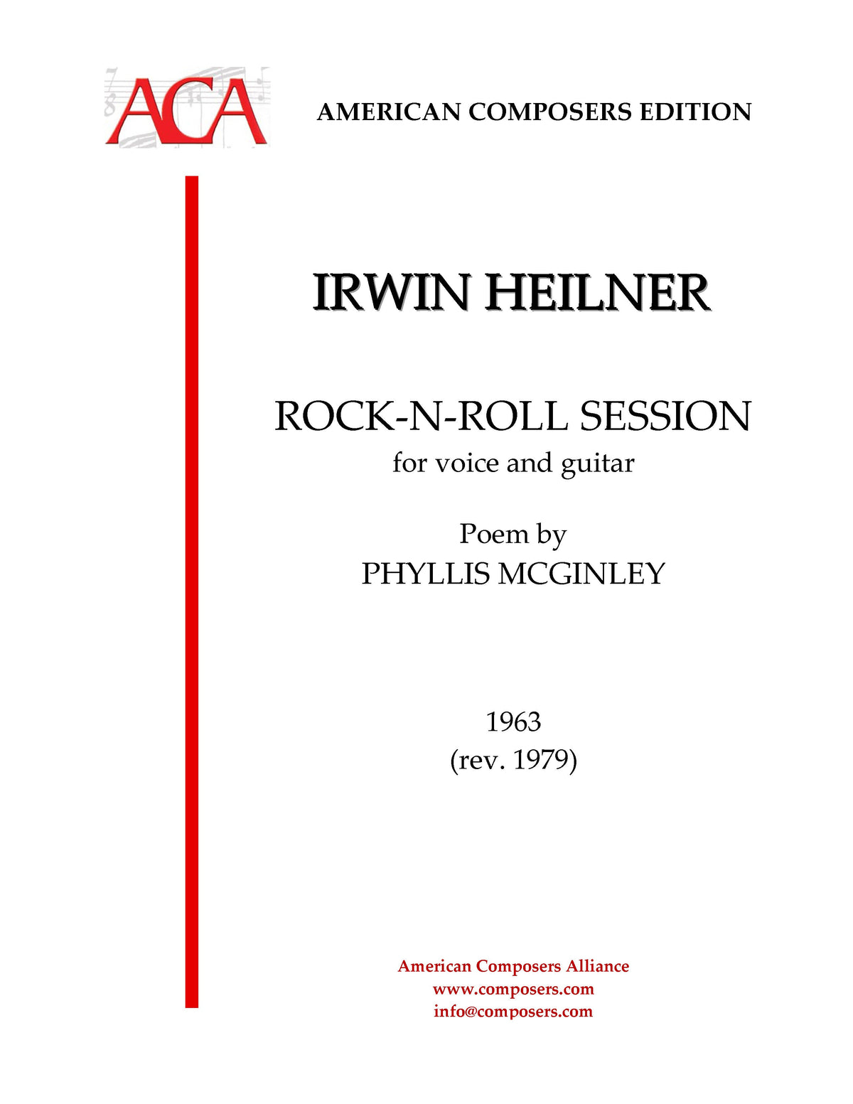 Aca Rocks ROCK-N-ROLL SESSION – American Composers Alliance