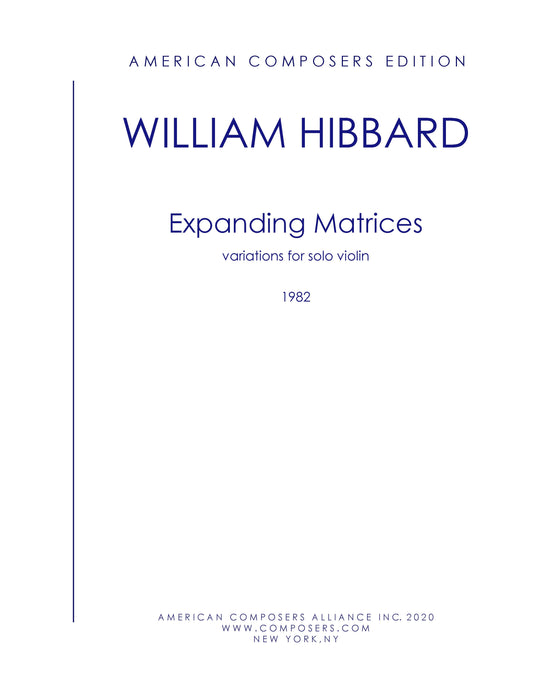 EXPANDING MATRICES