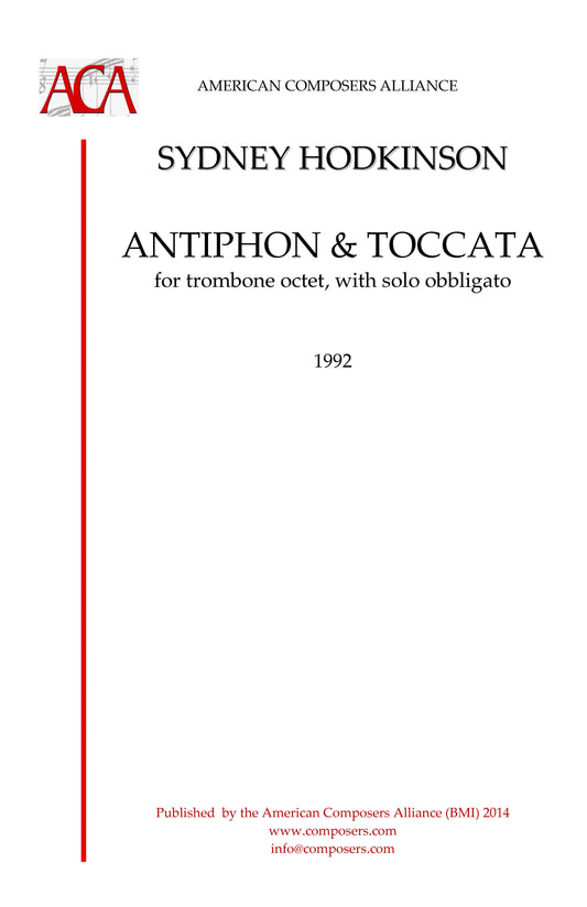 ANTIPHON & TOCCATA