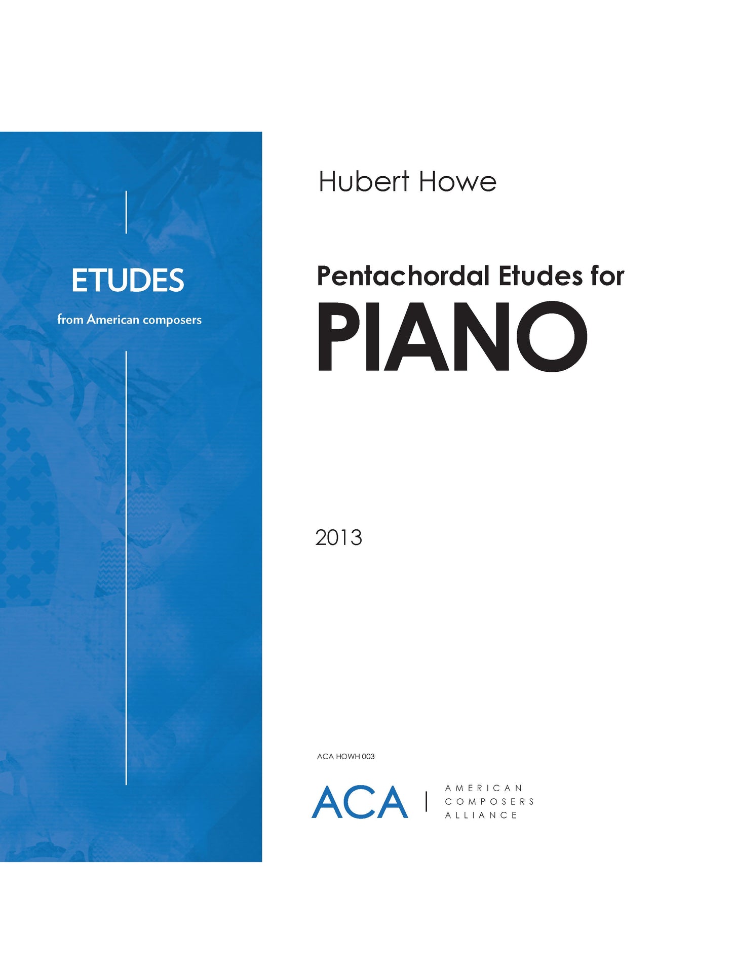 PENTACHORDAL ETUDES