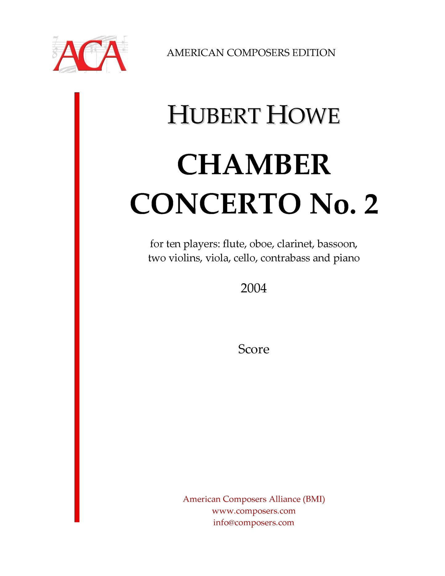 Chamber Concerto No. 2