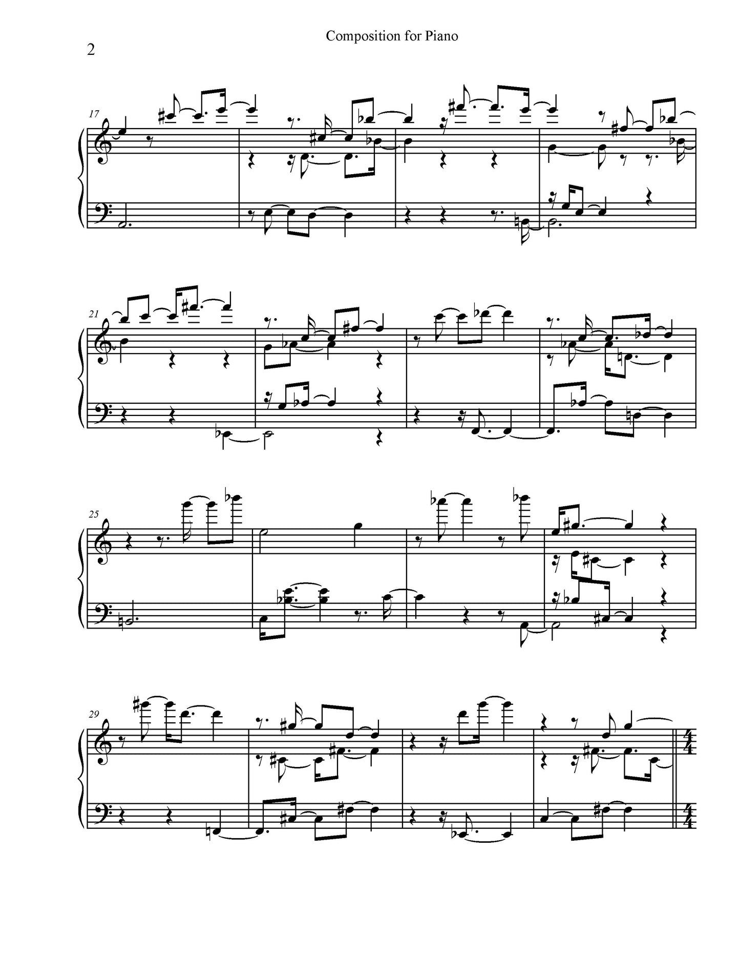 Composition for Piano