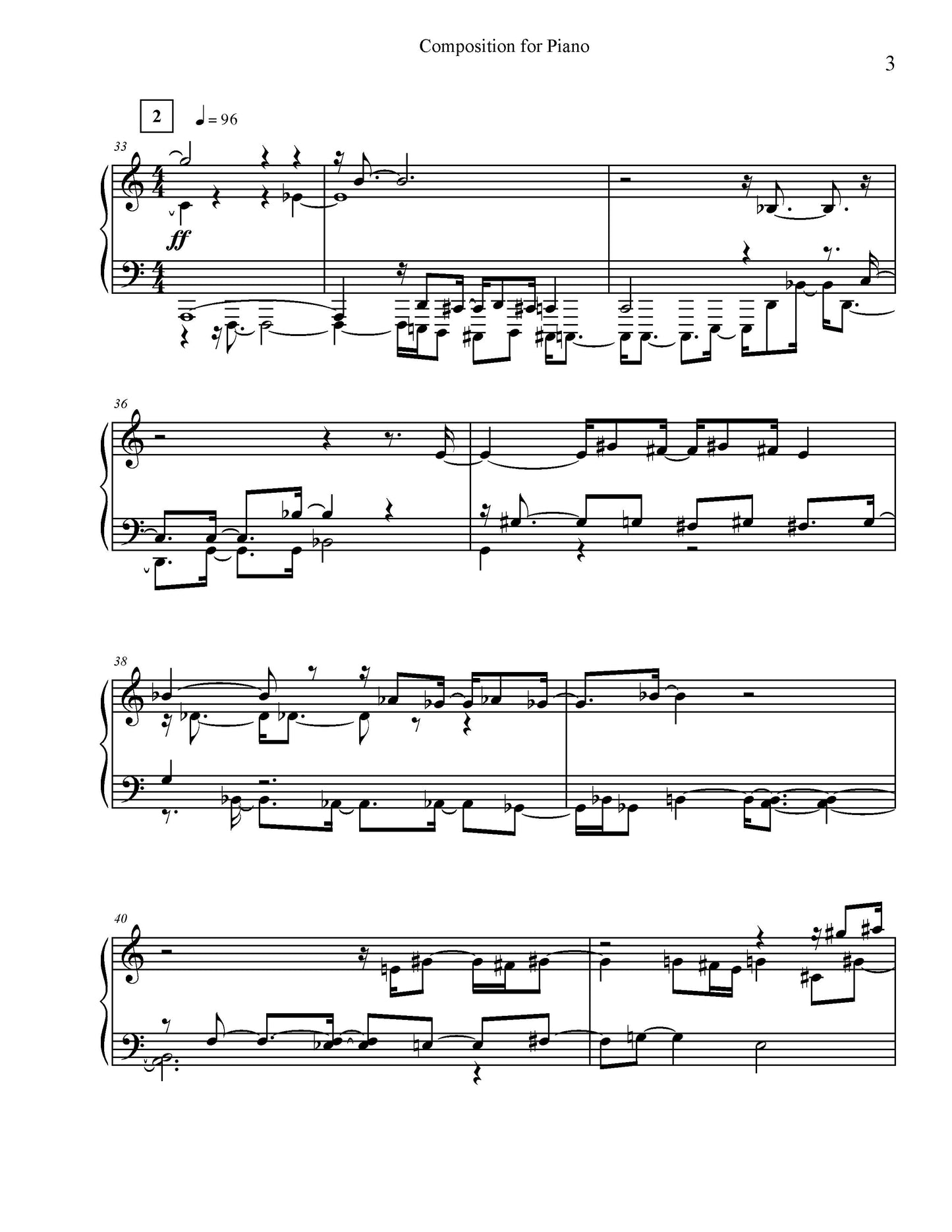 Composition for Piano