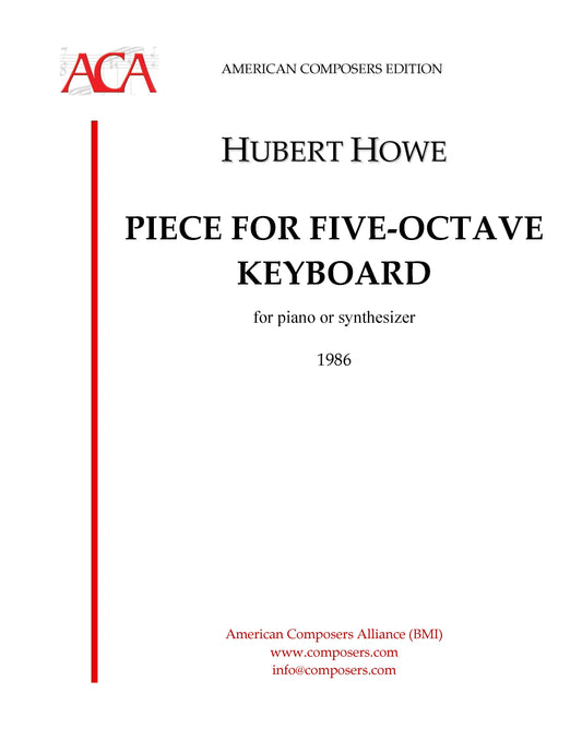 Piece for Five Octave Keyboard