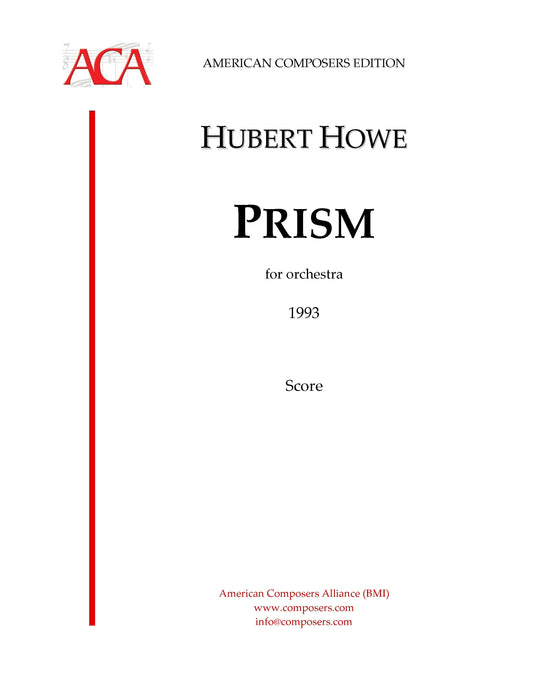 Prism (revision of Scherzo, 1976)