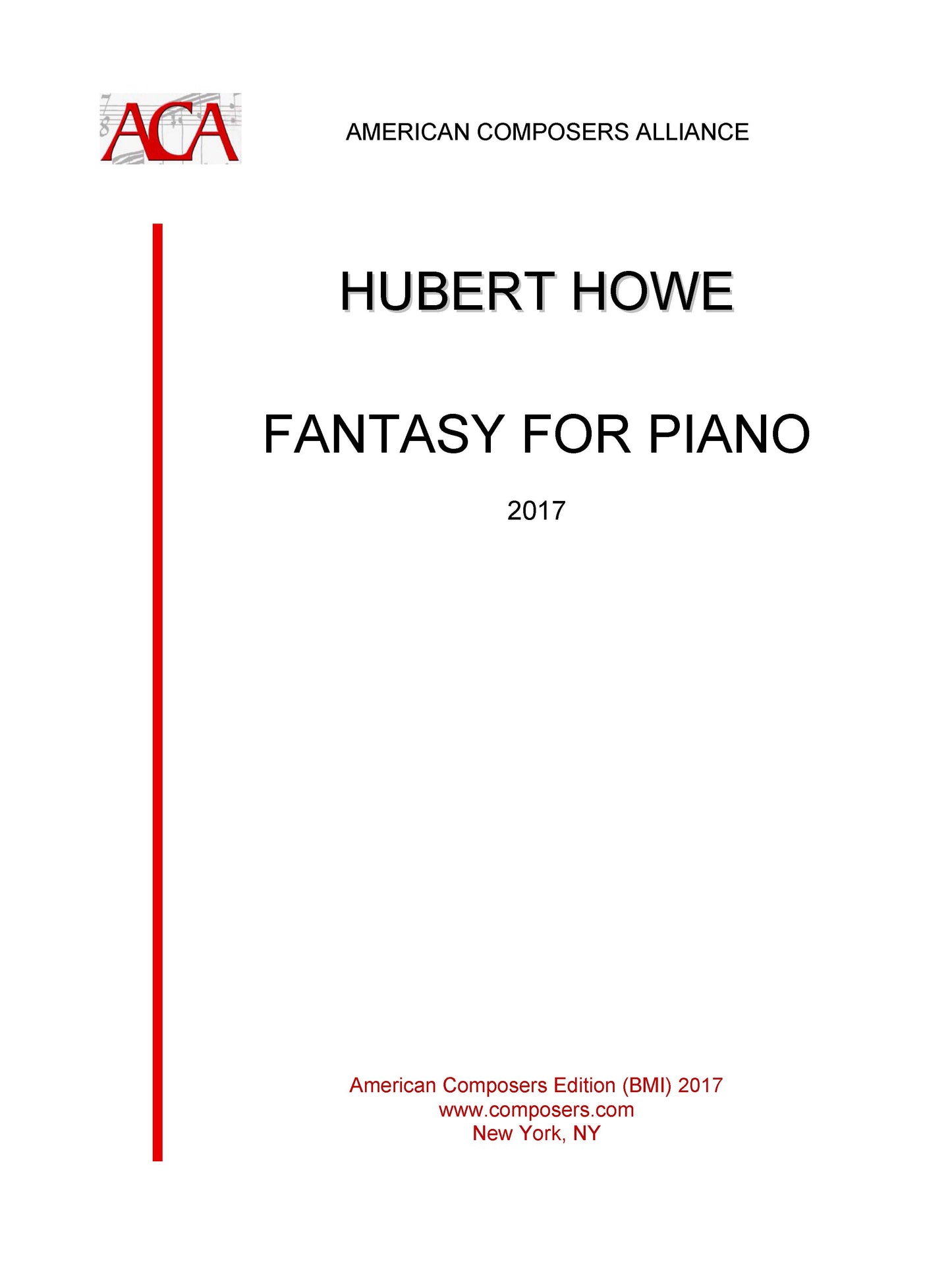 FANTASY FOR PIANO